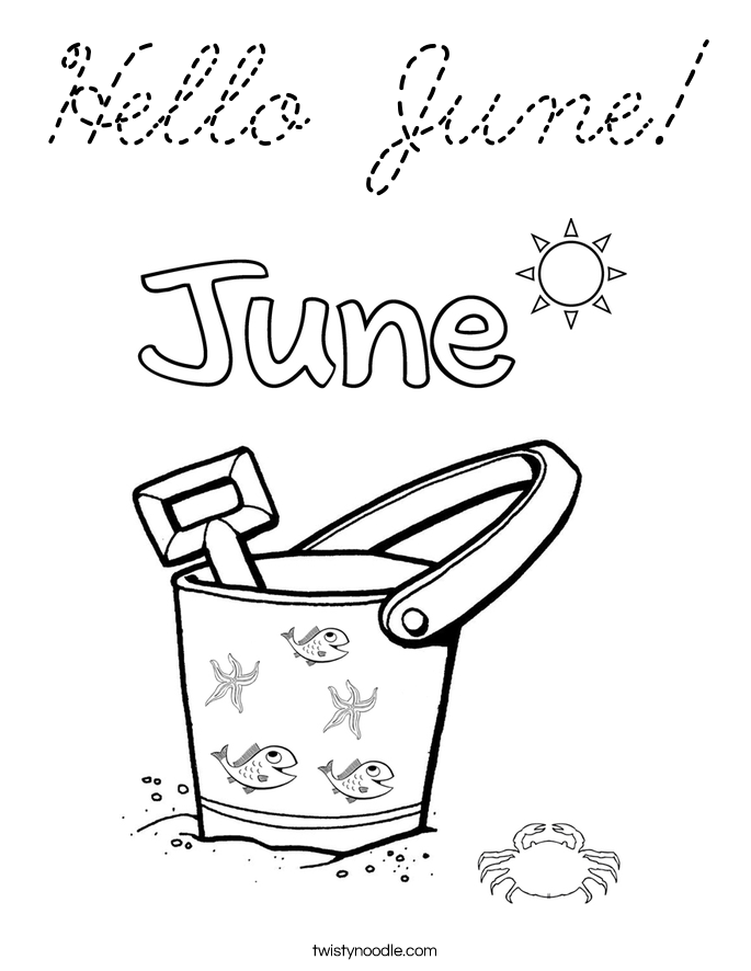 June Coloring Pages - Coloring Home