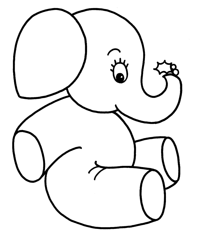 Coloring Pages Easy Animals - Coloring Pages For All Ages