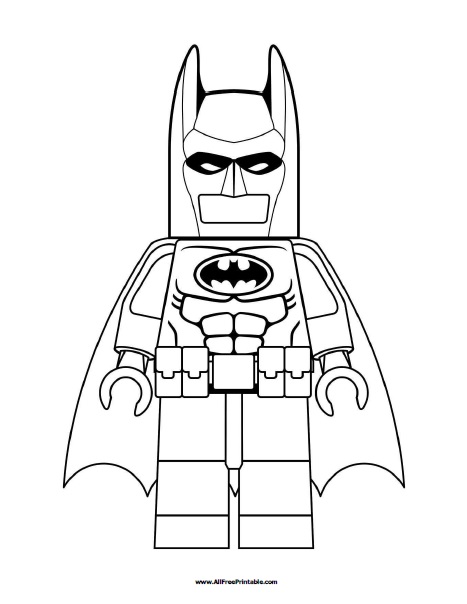 Lego Batman Coloring Page | Free Printable