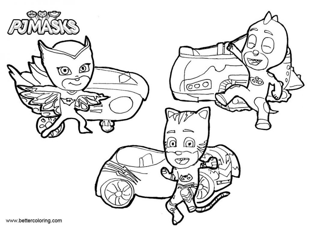 Coloring Book : Disney Pj Masks Coloring Pages Catboy Free