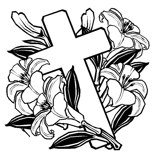 Printable Cross Coloring Picture Cross Coloring Page To Print