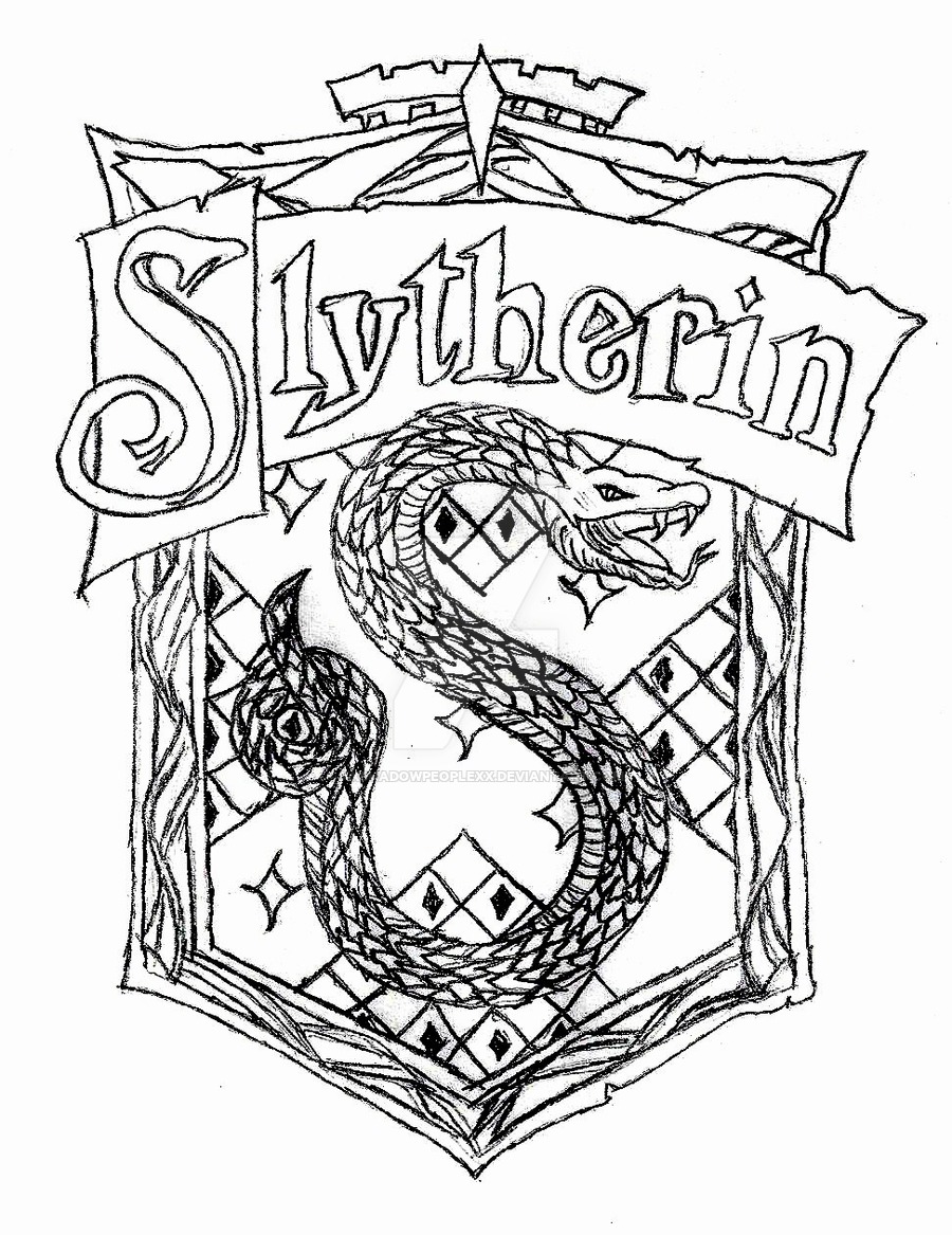 398 Cartoon Harry Potter Coloring Pages Slytherin with disney character