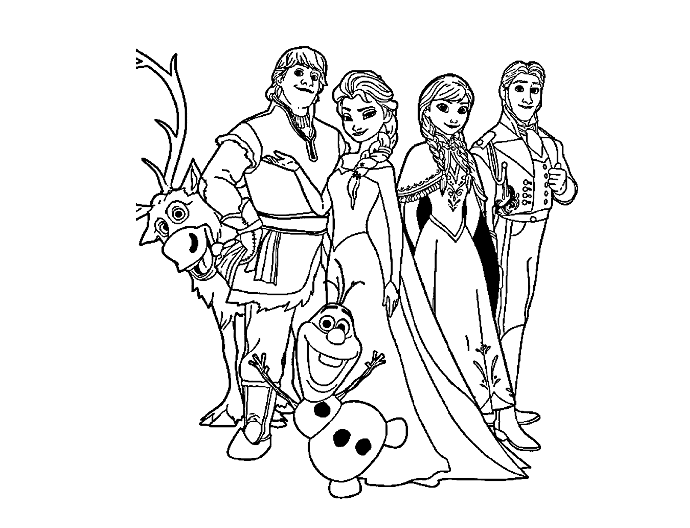 Frozen Coloring Pages - Coloring Pages For Kids And Adults