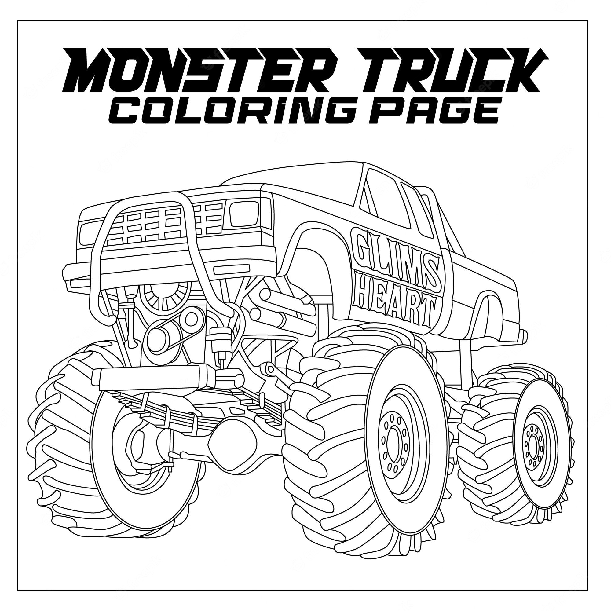 Page 2 | Truck Coloring Images - Free Download on Freepik