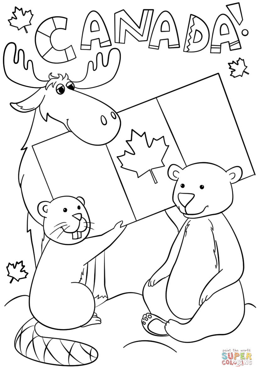 Canada Day Coloring Page. Free Printable Coloring Page - Coloring Home