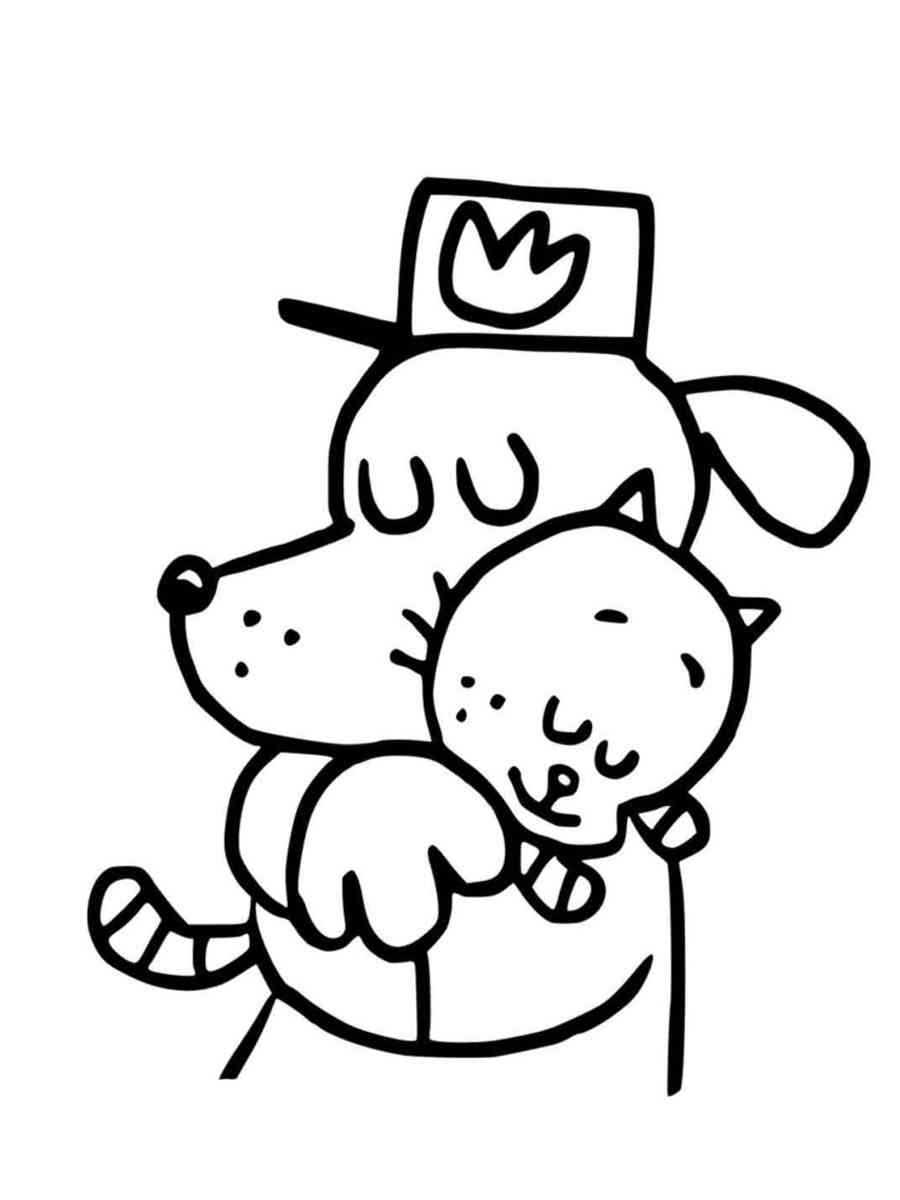 Cute Dogman Coloring Pages For Cheerful Kids - Theseacroft