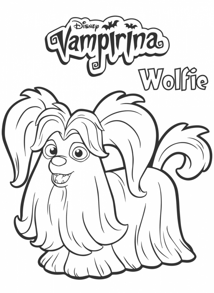 Wolfie From Vampirina Coloring Page - Free Printable Coloring ...