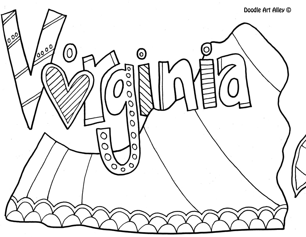 United States Coloring Pages - Classroom Doodles