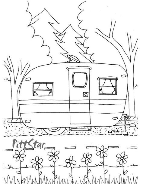 RV Coloring Pages - Coloring Home