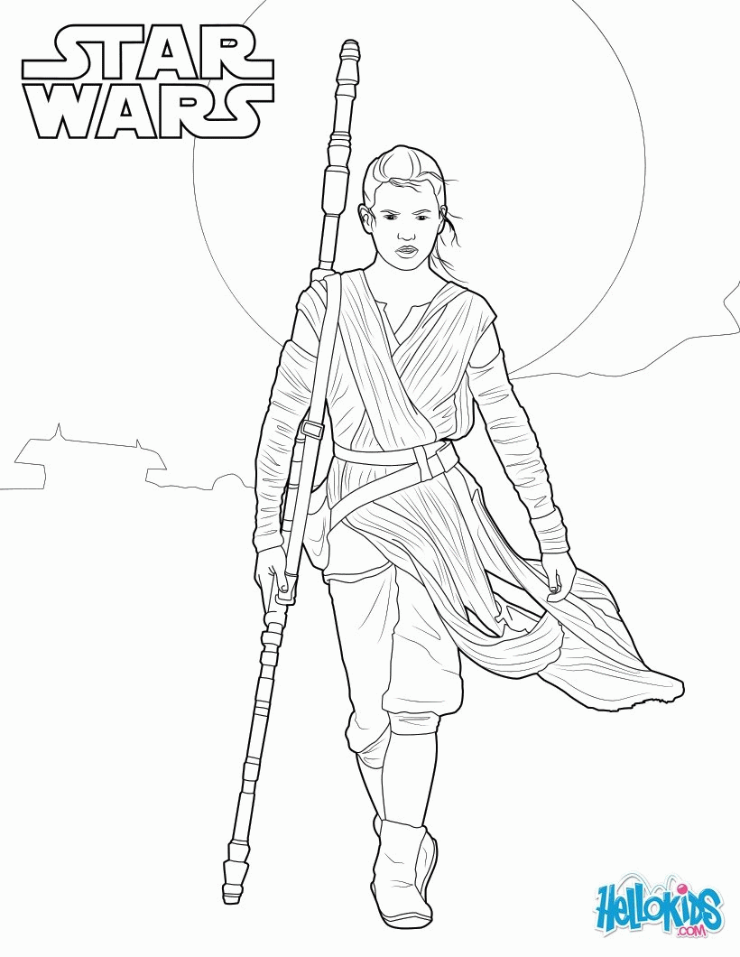 STAR WARS coloring pages - Finn - Star Wars