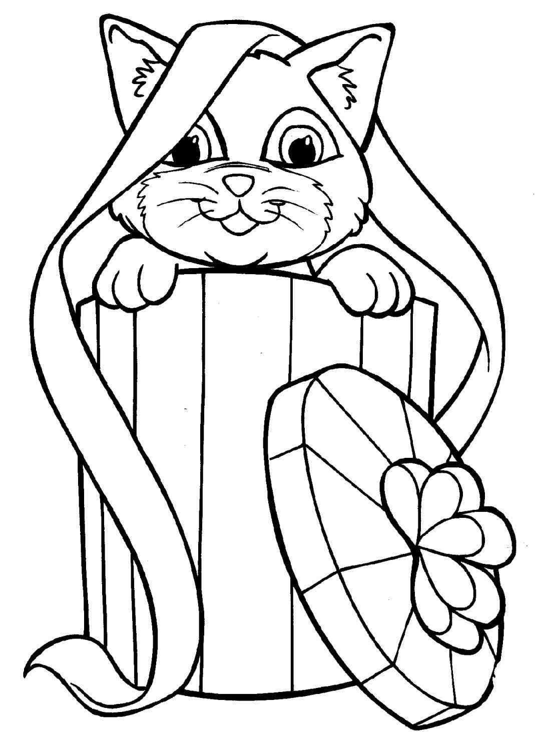 17 Free Pictures for: Kitten Coloring Page. Temoon.us