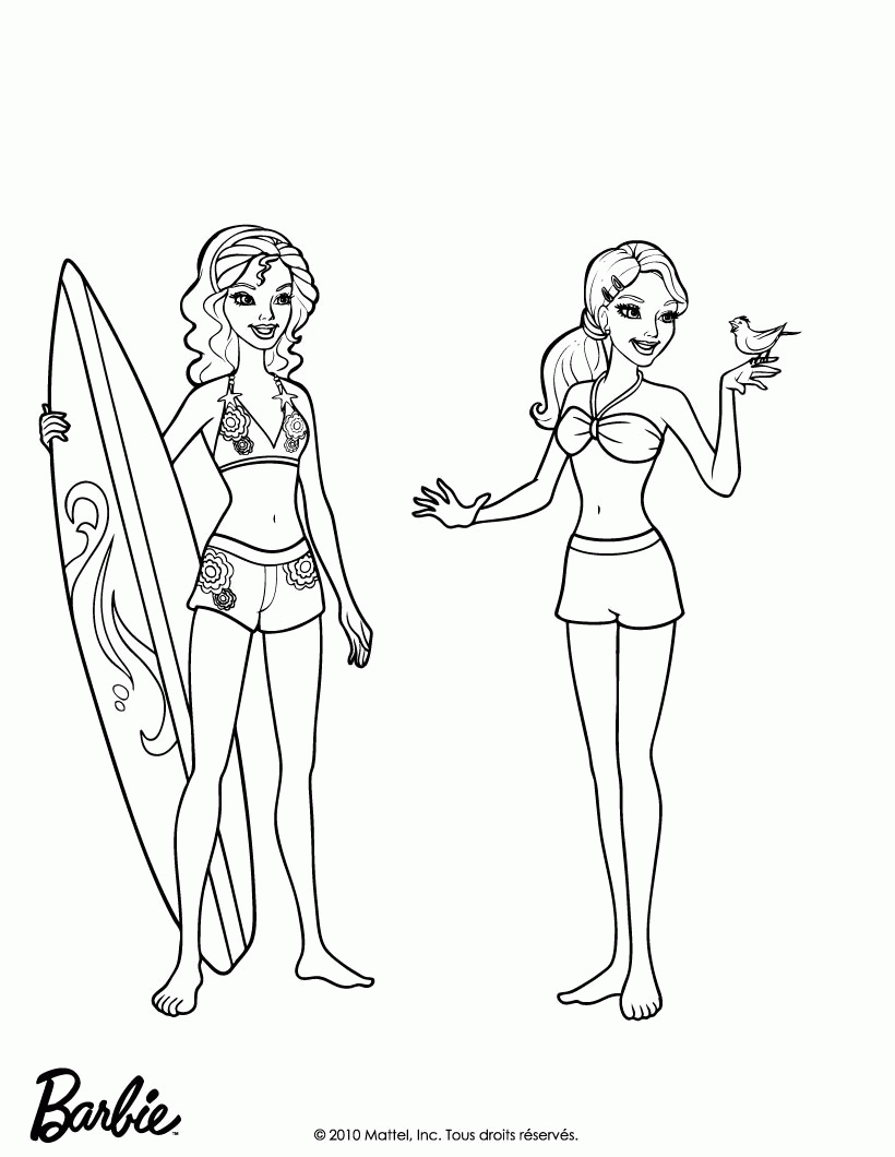 BARBIE in A MERMAID TALE coloring pages - FALLON AND MERLIAH at ...
