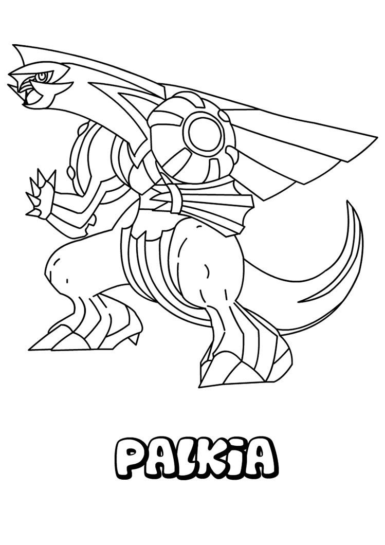 WATER POKEMON coloring pages - Palkia