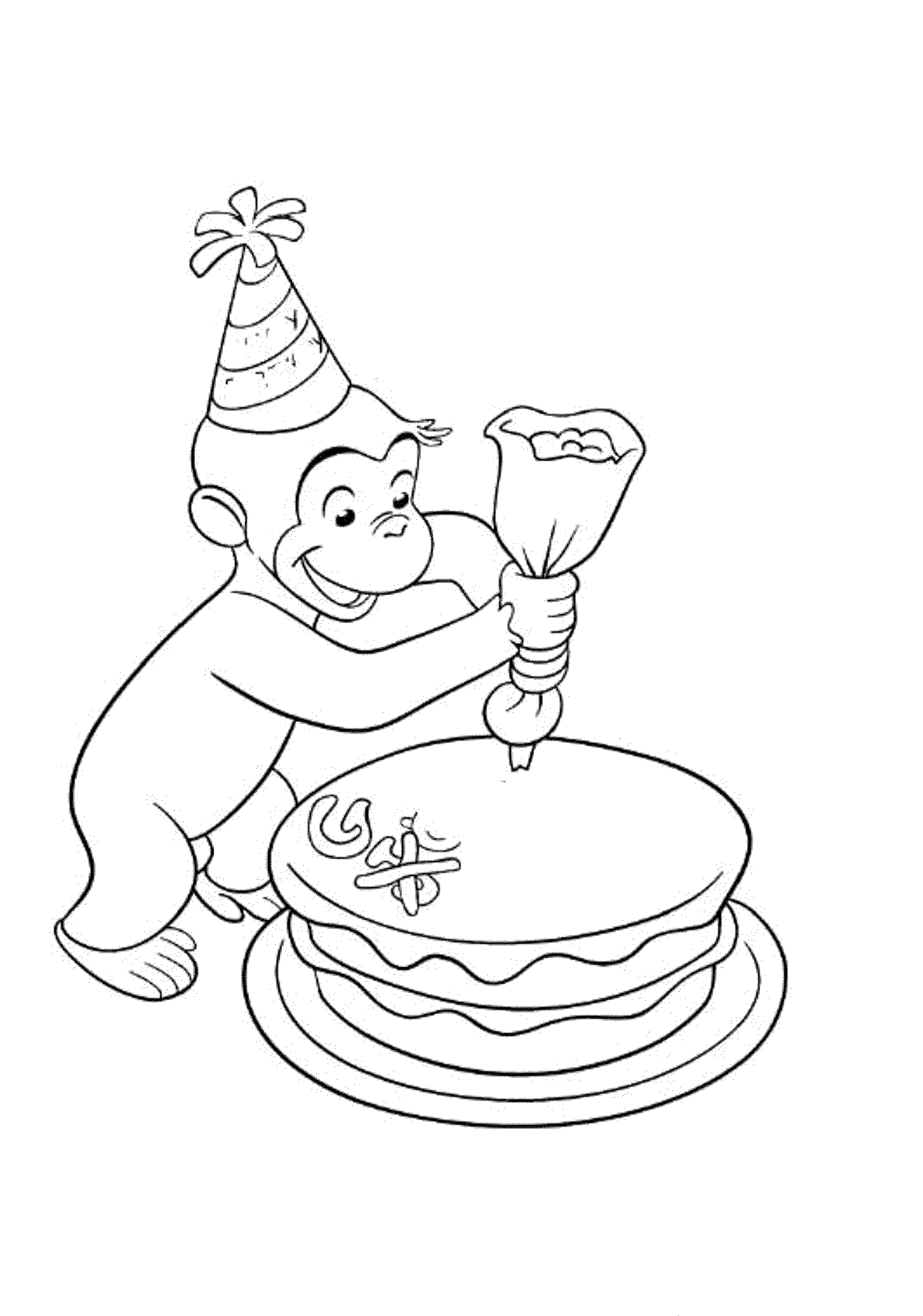 Coloring Pages Birthday Decorations Coloring Home