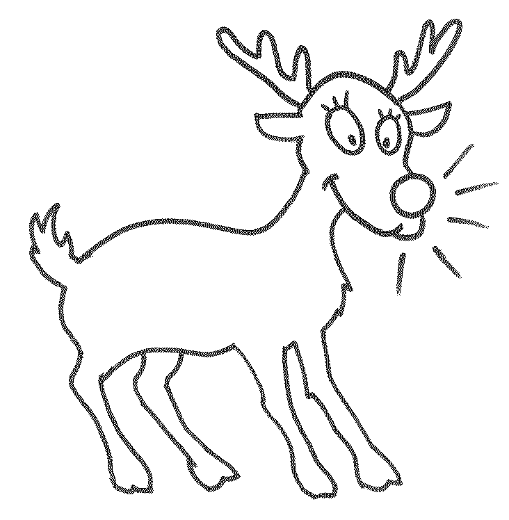 Print Reindeer Coloring Page - Toyolaenergy.com