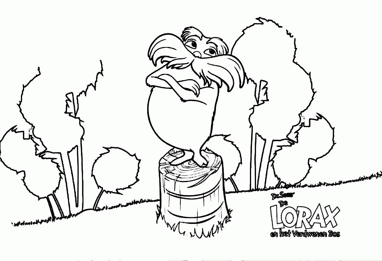 Dr Seuss Coloring Pages Sneetches Dr Seuss Coloring Pages Lorax ...
