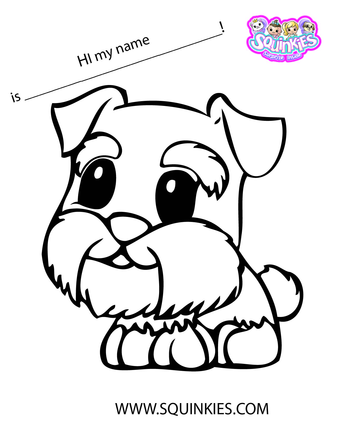 Squinkies Coloring Pages - GetColoringPages.com