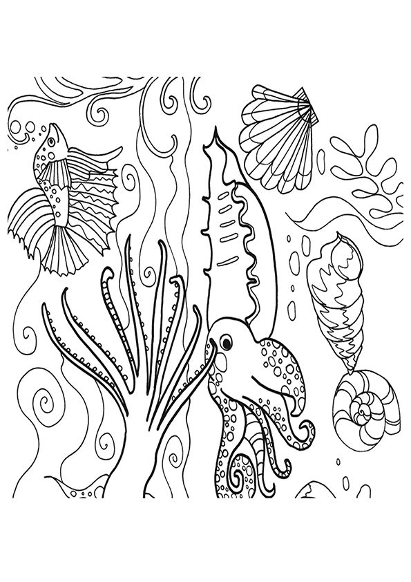Parentune - Free Printable Coral Coloring Pages, Coral Coloring Pictures  for Preschoolers, Kids