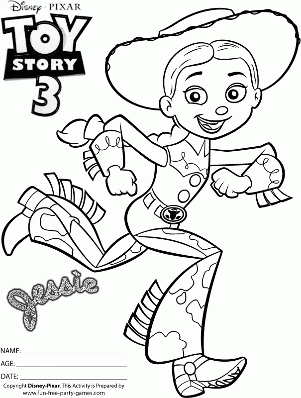 Science Photo Toy Story Buzz Jessie Coloring Pages Images, Degree ...