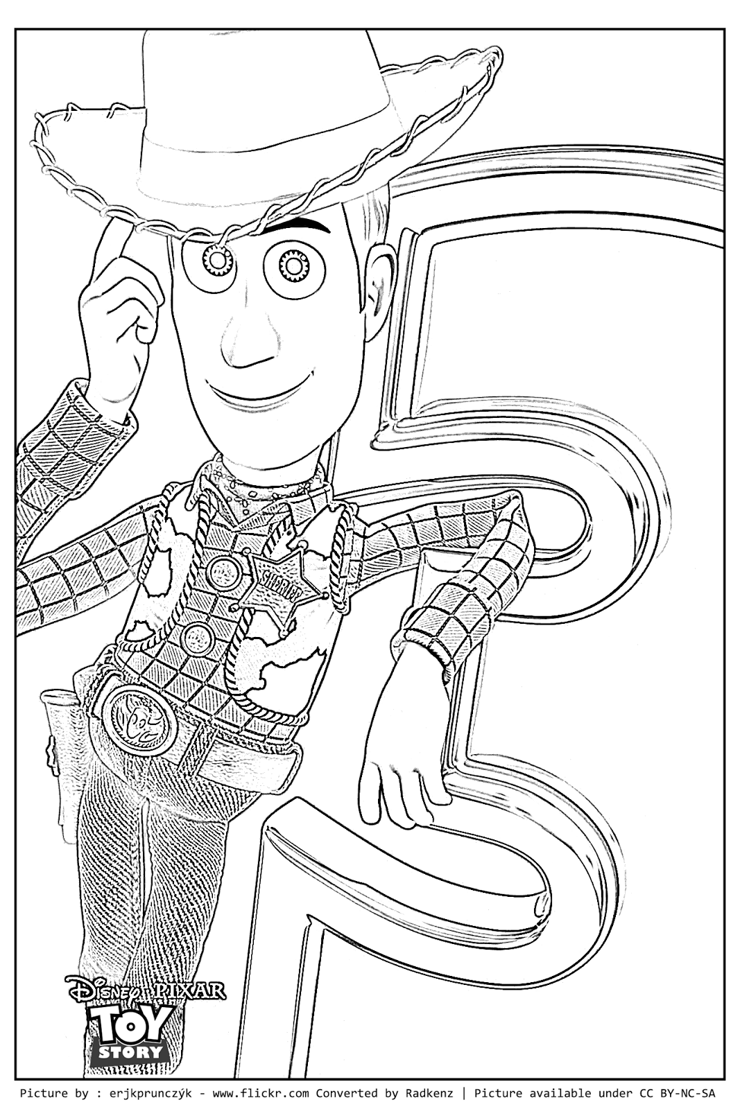 Woody And Buzz Printable Coloring Pages Free Printable Toy Story 3 ...
