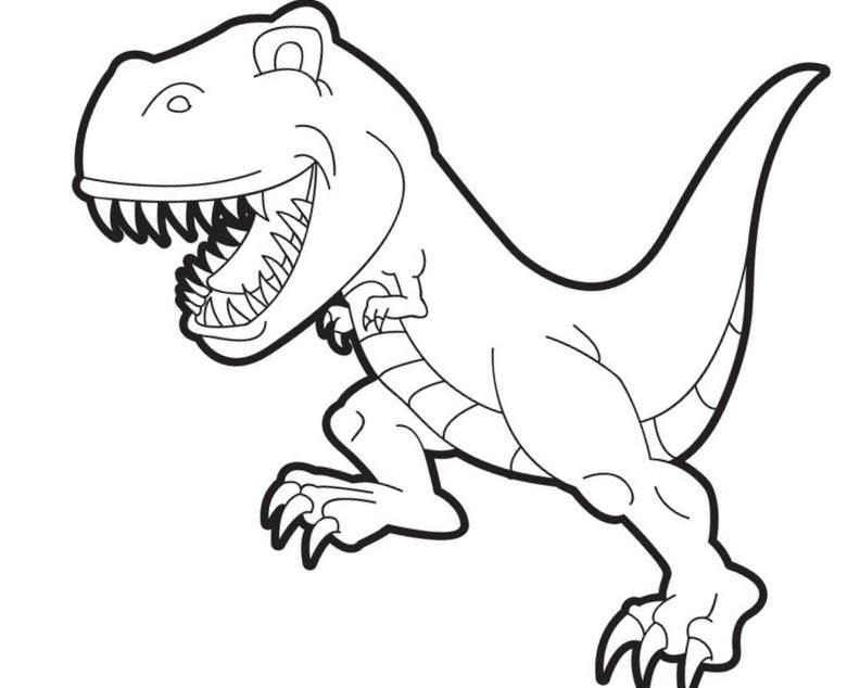 t rex coloring pages for preschoolers - Site about Children