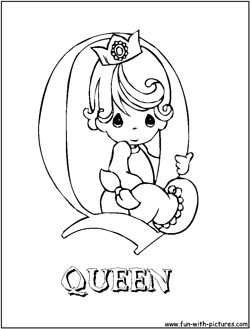 Q Coloring Pages - coloring page for kids free