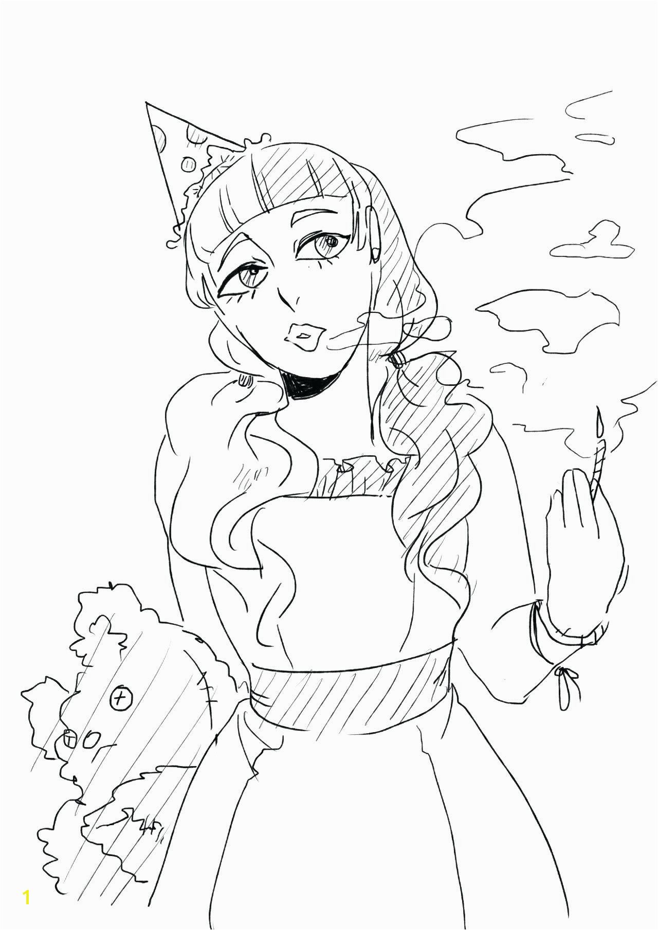 Cry Baby coloring page melanie martinez - Google Search | Melanie martinez  coloring book, Baby coloring pages, Cry baby coloring book