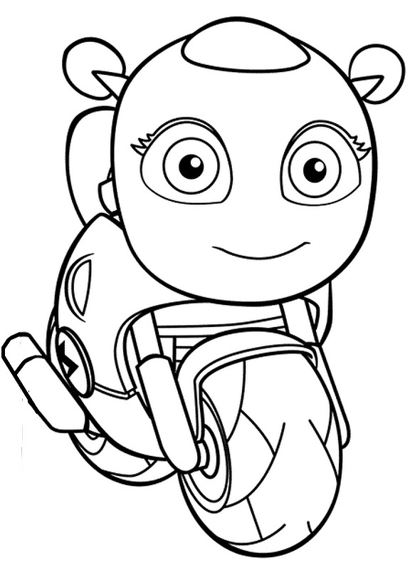 Coloring page Ricky Zoom : Toot Zoom 3