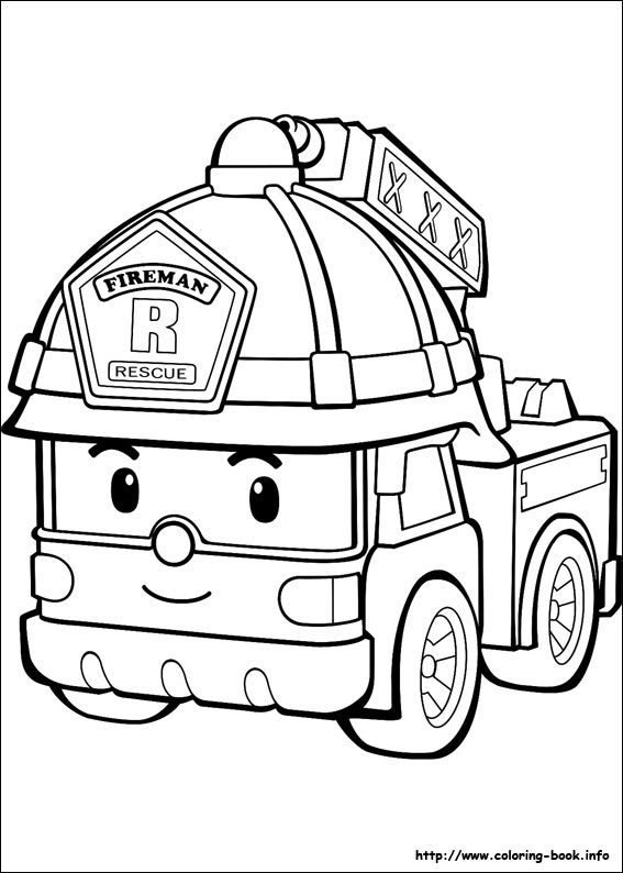 Robocar Poli coloring pages on Coloring-Book.info