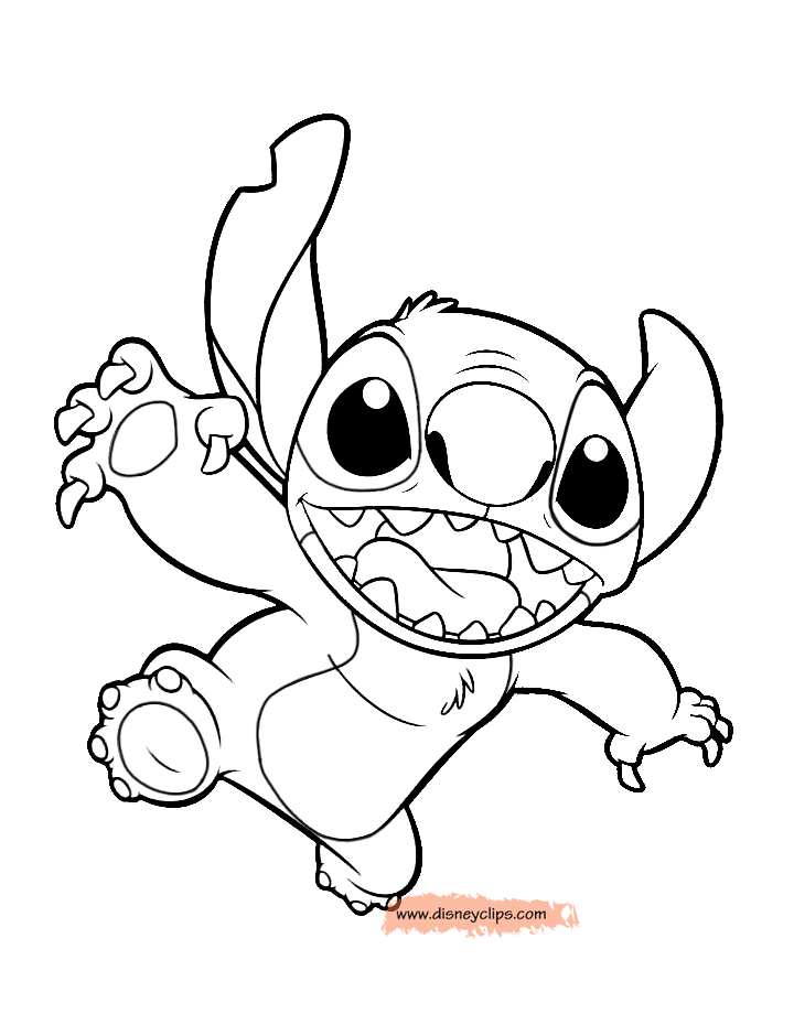 lilo stitch coloring pages - Clip Art Library