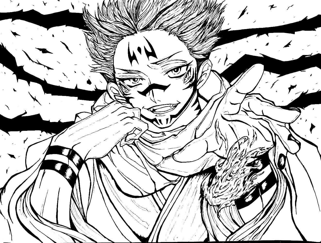 Jujutsu Kaisen Coloring Pages - Coloring Home