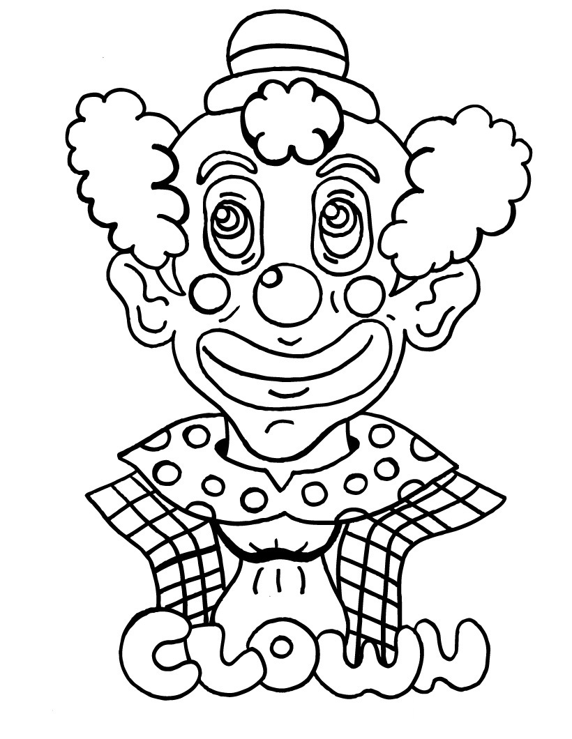Clown Coloring Pages | 360ColoringPages