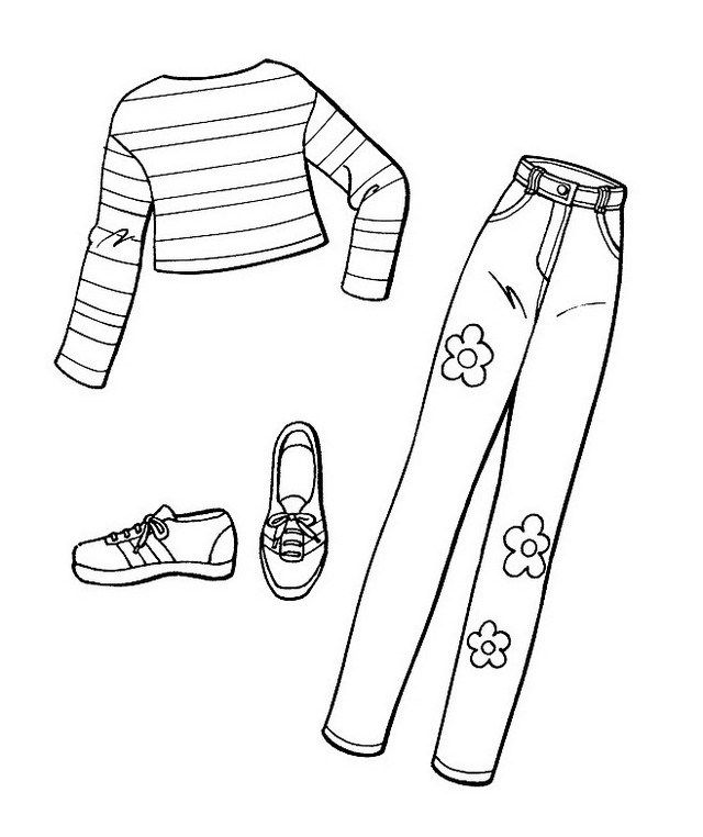 women pants coloring sheets | Pants for women, Men pants pattern, Coloring  sheets