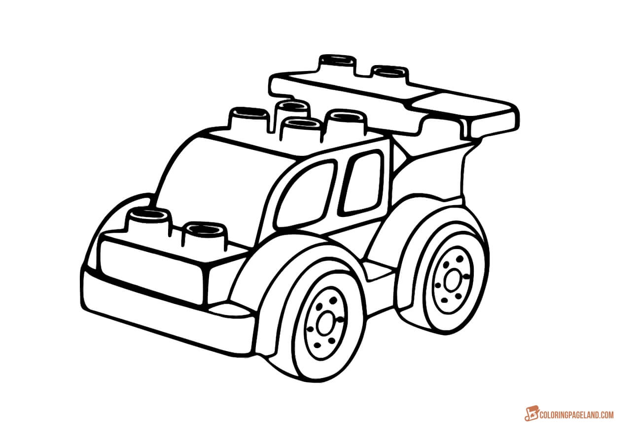 Race Car Coloring Pages - Free Printable Pictures