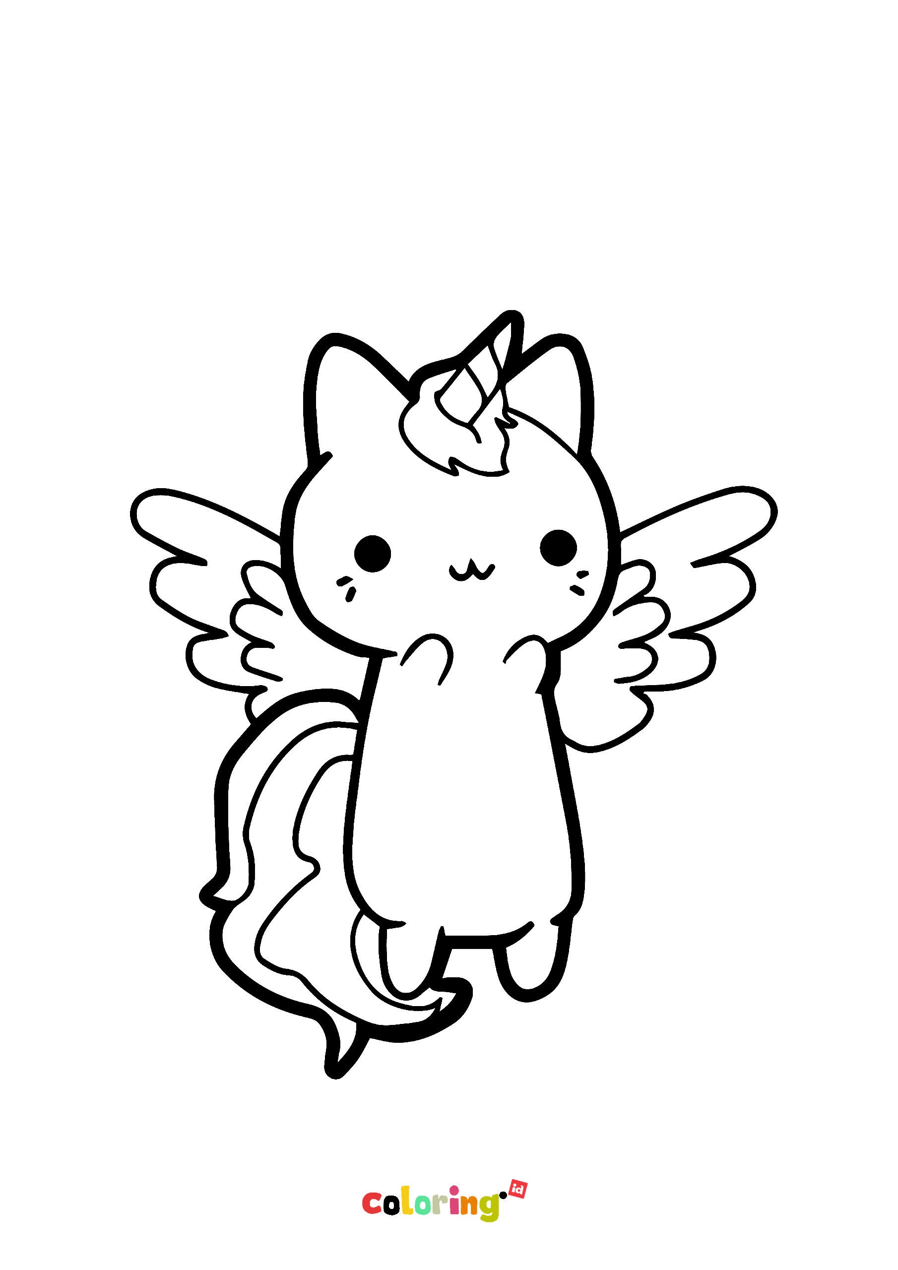 Download Caticorn Coloring Pages Coloring Home