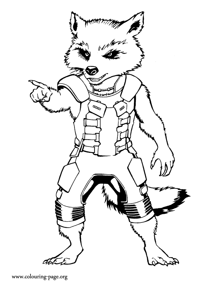 Guardians of the Galaxy Coloring Pages on ...
