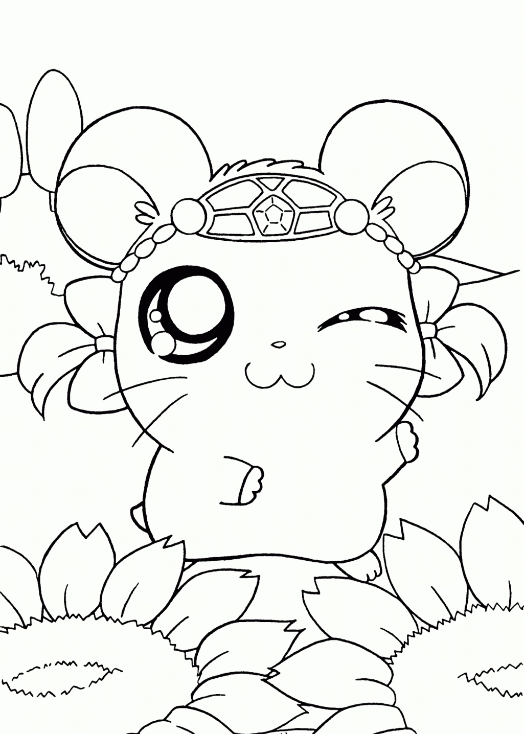 Anime Animals Coloring Pages   Coloring Home