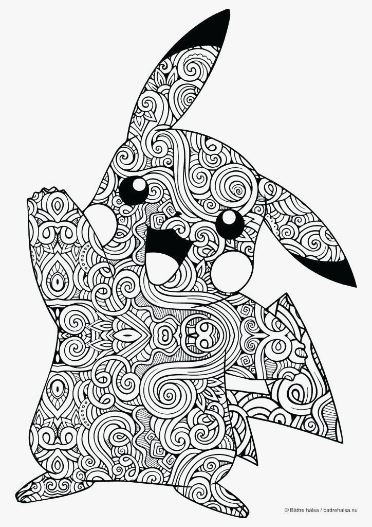 Mandala Pikachu Coloring Page - Free Printable Coloring ...