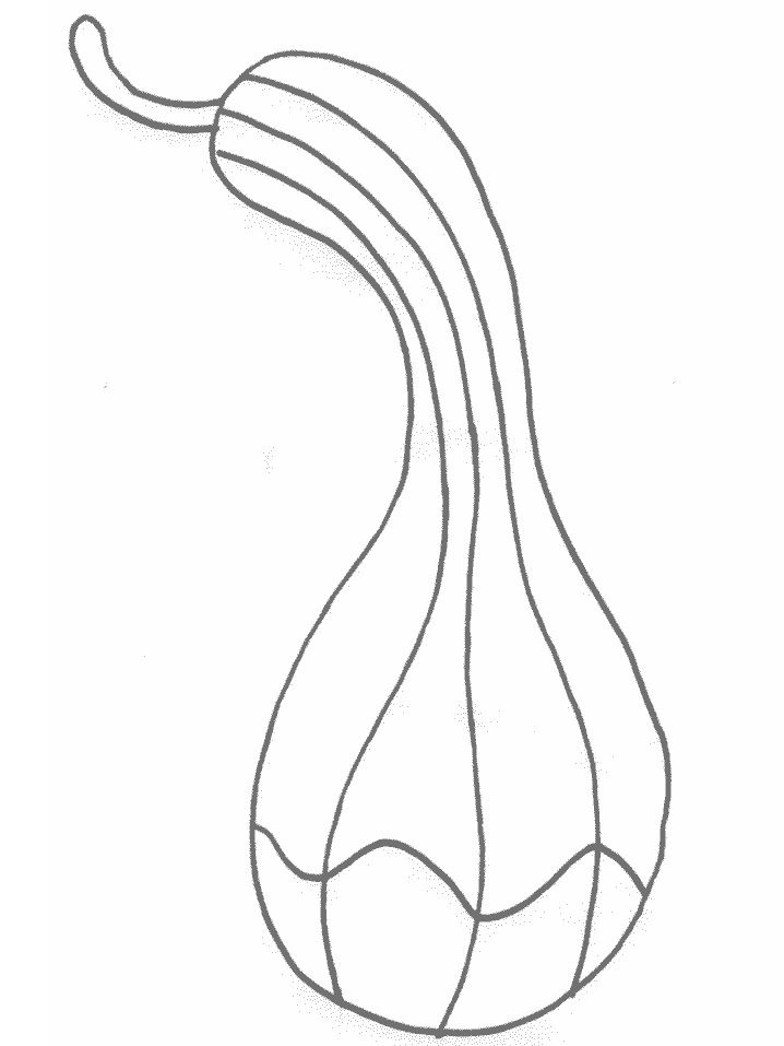 Gourd Fruit Coloring Pages coloring page & book for kids.