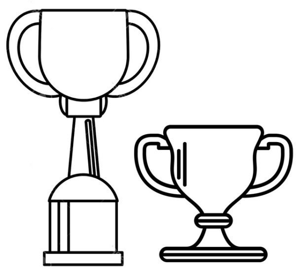 Free Trophy Coloring Pages Printable | Coloring pages, Coloring ...