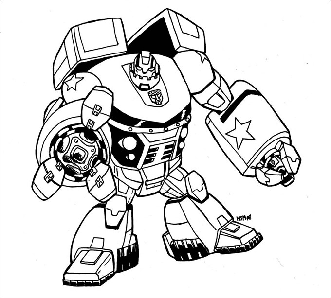 30+ Transformers Colouring Pages | Free & Premium Templates