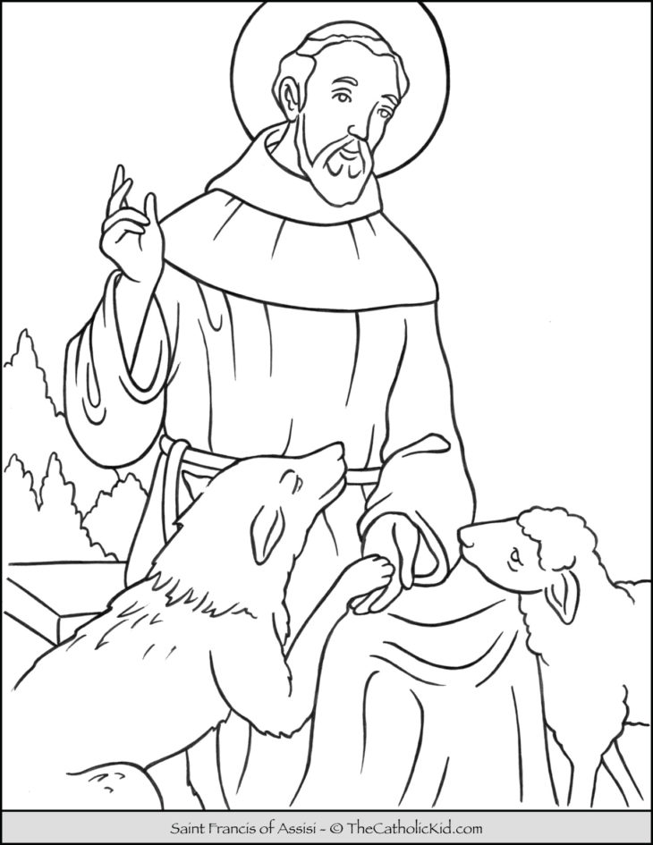Catholic Church Coloring Pages - Coloring Home