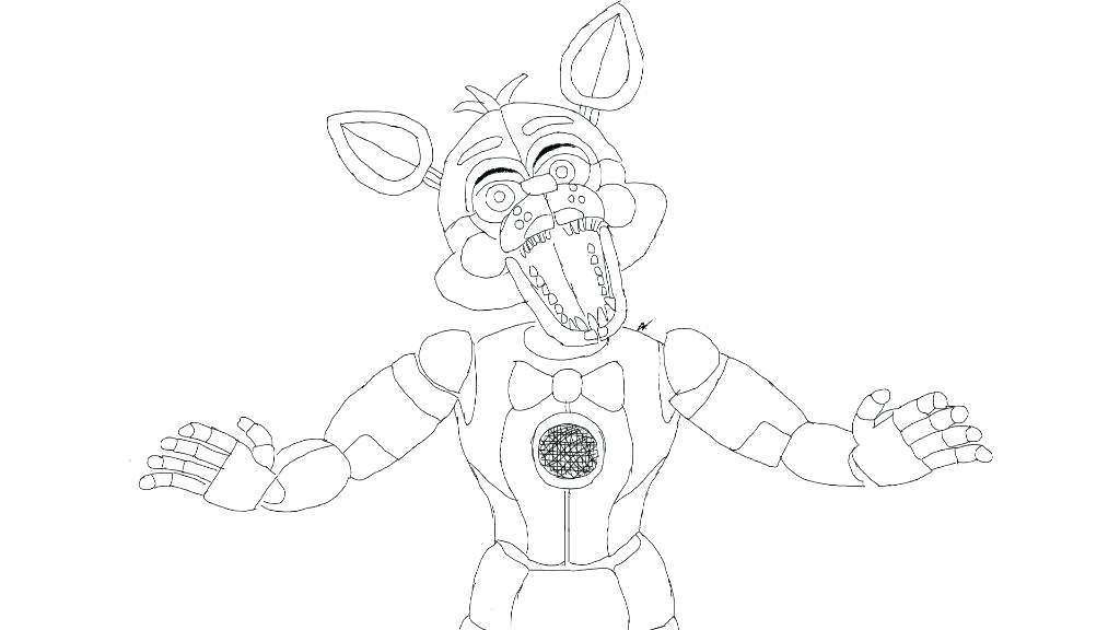 Ideas For Fnaf Coloring Pages Foxy | Sugar And Spice
