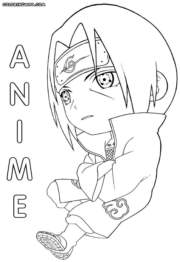 Anime Boys Coloring Pages - Coloring Home