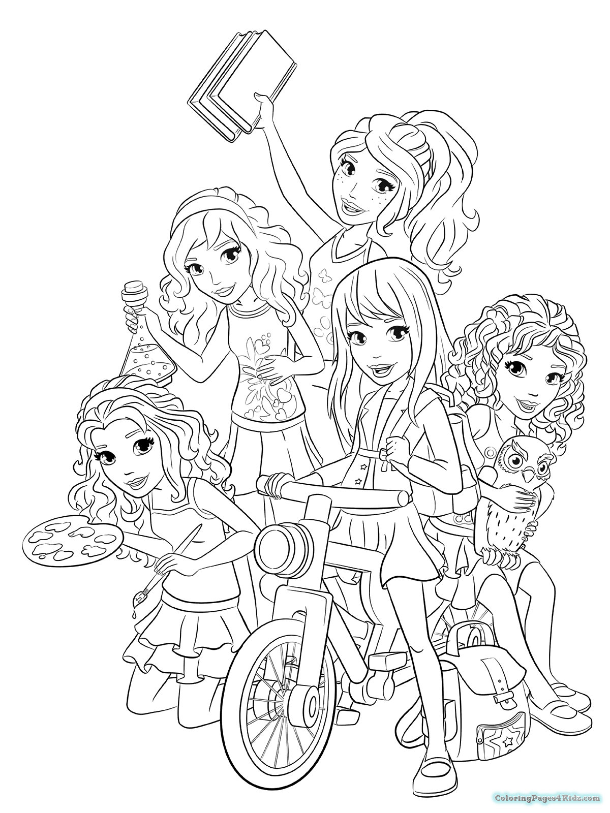 Lego Friends Coloring Pages - childlife.me | Lego coloring pages, Lego  friends birthday, Lego friends birthday party