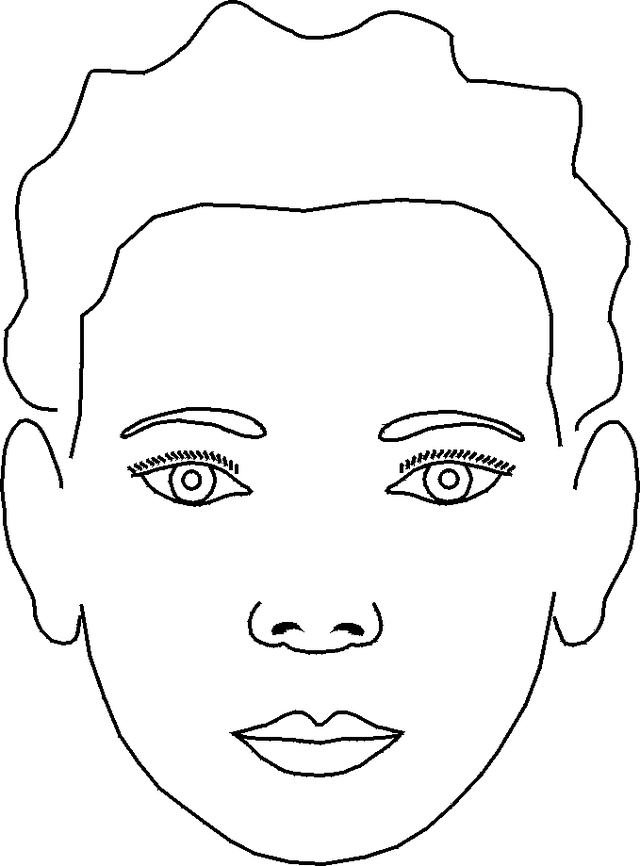 face for kids drawing - Clip Art Library