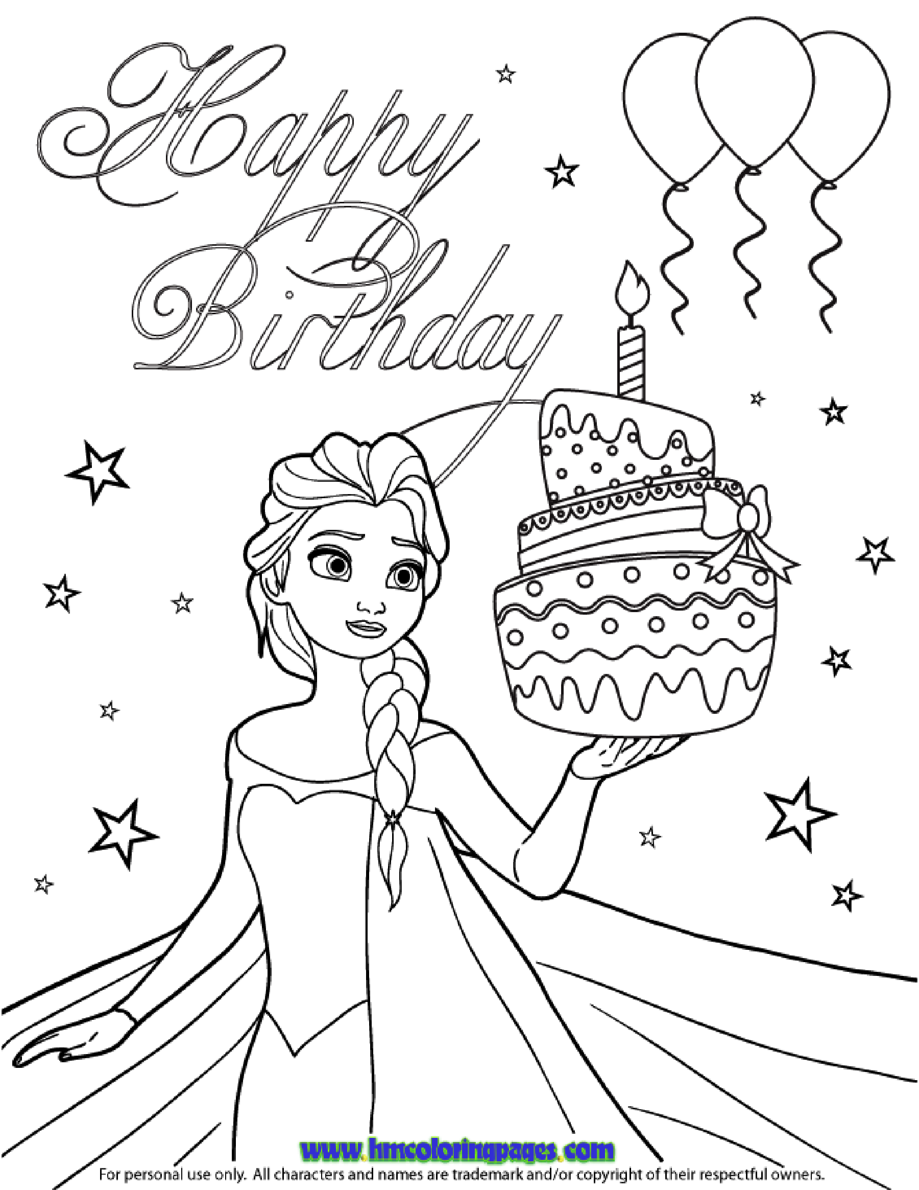 Frozen to color for children - Frozen Kids Coloring Pages