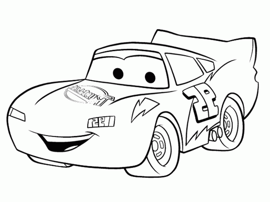 Lightning Mcqueen - Coloring Pages for Kids and for Adults
