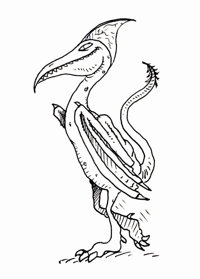 Pteranodon Coloring Pages | Dinosaurs Pictures and Facts