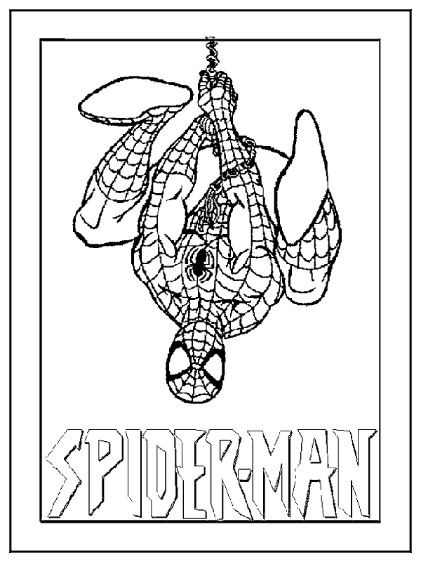 Related Spiderman Logo Coloring Pages item-17654, Spiderman ...